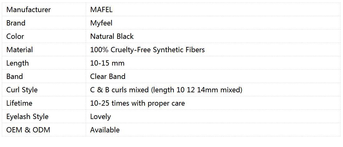 Comfortable Natural Looking Fake Lashes