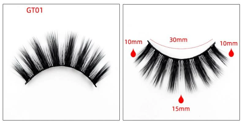 15MM MAGNETIC LASHES DRAMATIC STYLE GT01 15MM MAGNETIC LASHES DRAMATIC STYLE GT01