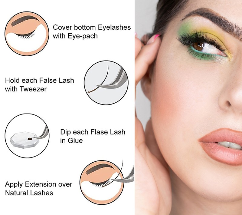 Grafting lashes steps Grafting lashes steps